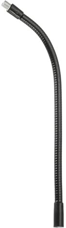 PATIKIL 12 Gooseneck, 3/8 Female to Male Thread Metal Universal Hose Flexible Arm Gooseneck Tube Extension Holder for Action Camera, Phone, Microphone, Black