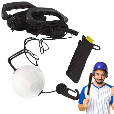 Attrezzature per l'allenamento del bastone, allenatore di baseball | Palla issant multifunzionale ad alta elasticità, per l'allenamento da baseball facili da usare, forniture per esercizi d