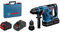 Bosch Professional 18V System BITURBO Akku Bohrhammer GBH 18V-34 CF (inkl. GCY 42, 2x 5.5Ah BITURBO Akku, Ladegerät GAL 1880 CV, Handwerkoffer)