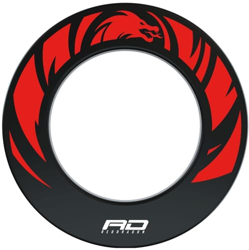 Röd drake darttavla surround drake design