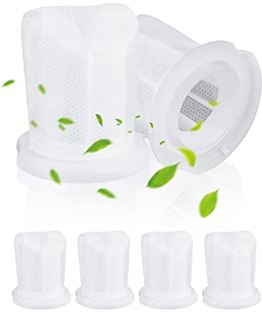 6 Stück Filter für Vorwerk Kobold VC100 Akku Staubsauger VC 100 Schmutzfilter Ersatzfilter für Vorwerk VC 100 Handstaubsauger