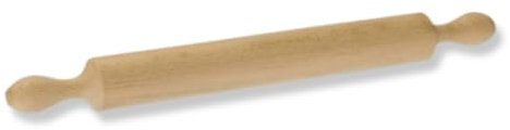 Mattarello Classico in Legno Faggio, Rullo per Impasto in Legno, 50cm, Per Dolce e Salato, Made in Italy