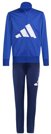 adidas Unisex Kids ESSENTIALS BIG LOGO CLIMACOOL TRACKSUIT, team royal blue/white, 13-14 Years