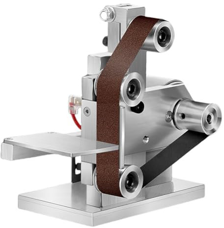 TT-YEC Afilador De Cuchillos Eléctrico para Pulir Y Afilar, Afilador De Cinta De Sobremesa De 6,9 ​​Pulgadas, Herramienta Afiladora De Cuchillos Profesional De Cocina