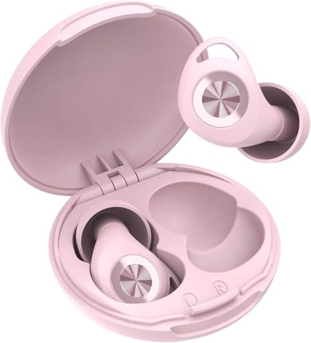 Tappi Orecchie Dormire |SNR 45 dB| Tappi per Orecchie Antirumore in Silicone Riutilizzabili e Ultra Confortevoli, con 8 Paia in XS/S/M/L per Dormire, Viaggiare, Relax o Concerti, Rosa Pesca