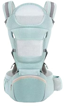Portador Para Niños - Capazo Ajustable y de Porteo,Mochila Portabebé Ergonómico,Para 0-36 Meses Senderismo Avión Viajes Regalos Prácticos Mamá Papá