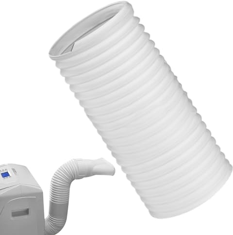 Manguera de CA portátil, conducto flexible para aire acondicionado, manguera de escape flexible, para refrigeración, calefacción, ventilación, conducto de ventana del hogar