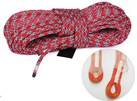 Corda statica per arrampicata su roccia, 11 mm, 26 kN, ad alta resistenza, corda di sicurezza per lavorare in altezza attrezzature da arrampicata