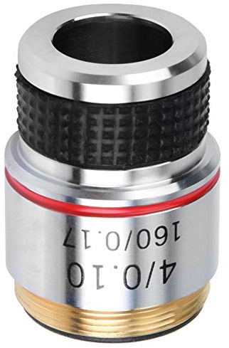 Objectifs achromatiques pour microscopes biologiques, 4X 185 Microscope Biologique Objectifs achromatiques Lentille 160/0,17