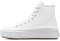 Converse Chuck Taylor All Star Eva Lift Leather Sneaker, Weiß, Natur, Elfenbein, Schwarz, 32 EU