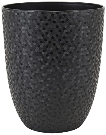 EDA - Cache-Pot Opale Ø 12,5 cm - Spécial Orchidées - Noir