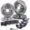 Set di freni ATEC Germany incl. dischi freno anteriori Ø 280 mm ventilati + posteriori Ø 253 mm pieni + pastiglie freno anteriori e posteriori