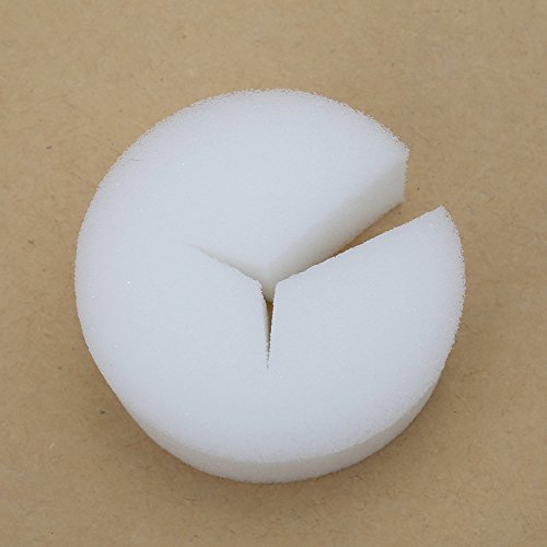 Fydun 50 Uds. Bolsa Hidropónica sin Tierra, Hidropónico, Herramienta de Jardinería de Plantas, Esponja Hidropónica de 32x30mm, Esponjas para Cultivo de Verduras (50 * 30mm)