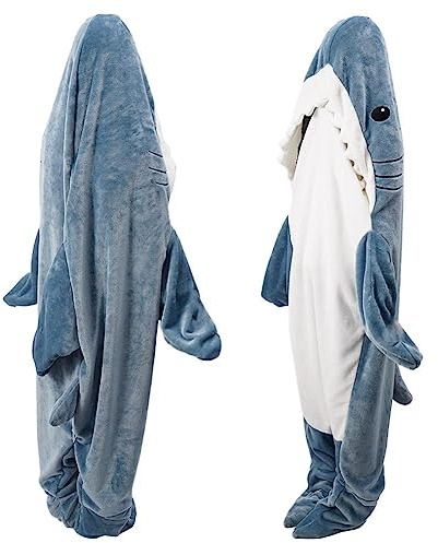 Haj Filt Vuxen Bärbar Filt Överkast, Onesie