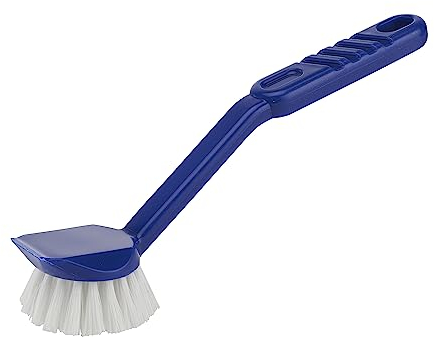 Brosse Vaisselle & Légumes Gerlon 100% Plastique et Fibres Synthétiques pour Une Brosse Légère et Ergonomique-modèle aléatoire