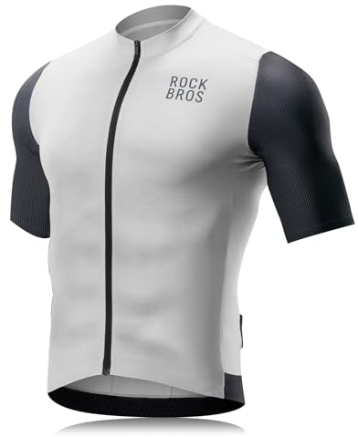 ROCKBROS Cykeltröja för Män Kortärmad Tröja Herr Andningsbara snabbtorkande Cykelkläder för Utomhussport MTB Vägcykel