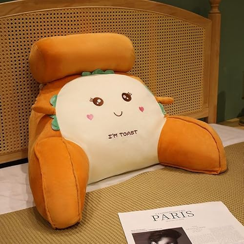 Cuscino da Lettura, Cuscino coccoloso con Cuscino cervicale Staccabile, Cuscino da Lettura per Letto, Adorabili Cuscini per Schienale 2 in 1, Divano Multifunzionale, Cuscini da Lettura in ve