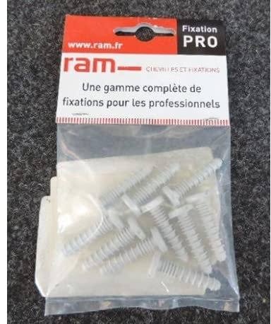 Ram - Clou Goulotte Ramtee, 6mm x 30mm, Sachet de 10