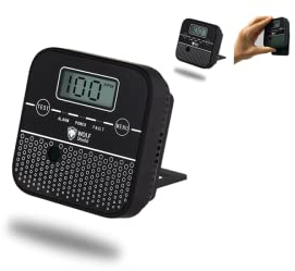 Kohlenmonoxid-Melder 10 Jahre versiegelte Batterie Lebensdauer Mini Kohlenmonoxid-Warnmelder WOLF SHIELD CO-Melder mit freistehenden LCD-Display Test Silence-Funktion für Haus,Wohnwagen,Wohnmobil,Auto