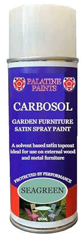 Palatine Paints Carbosol Garden Furniture Spray Paint Satin - oil based, 400ml (Golden Brown)