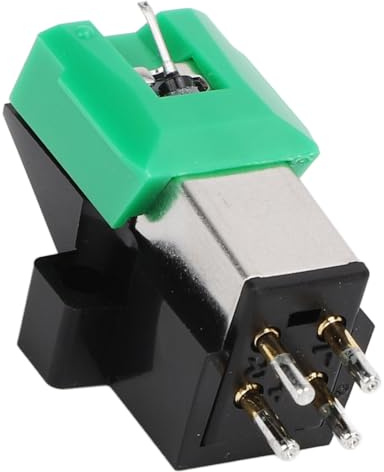 VM95E Dual Moving Magnet Turntable Cartridge, Phonograph Cartridge, Round Needle Replacement Turntable Cartridge for Record Player