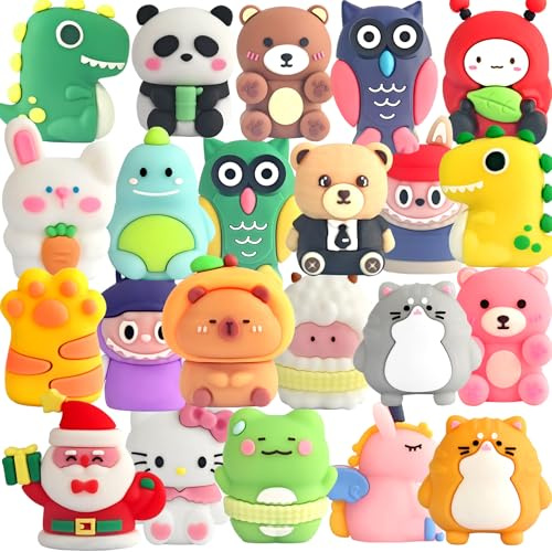 24 temperamatite carini, temperamatite manuale con personaggi dei cartoni animati, cancelleria per studenti, premi per la classe