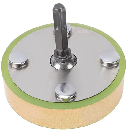 Xiuganpo Tile Vibration Leveling Tool, Stainless Steel Electric Hammer Driven System with Polyurethane Buffer Pad, 360 Degree Rotating Joint for Wall and Floor Tile Installation
