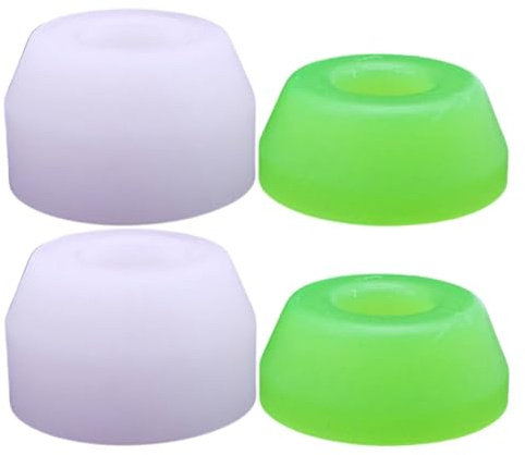 rongweiwang Skateboard Truck Bushings Premium 85A PU Bushings Set Top Bottom Passar Standard Skateboard Trucks Stötdämpande Shim Hardware 7 Inch Truck Bushing