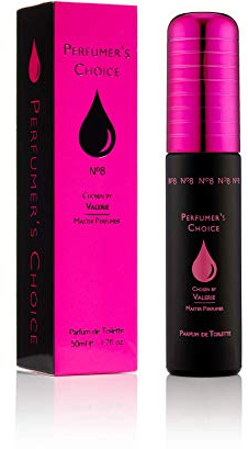 PERFUMER'S CHOICE N° 8 par Valerie - Eau de Parfum de Luxe pour Femme, Longue Durée, 50 ml - par Milton-Lloyd