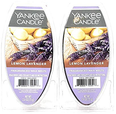 Yankee Candle Wax Melts Lemon Lavender - 2.6 oz - Pack of 2