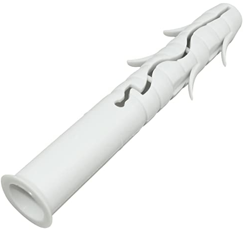 AERZETIX - C57881 - Lot de 10 Chevilles universelles à ailettes à Frapper Ø14x100 mm à collerette - en Plastique/Nylon - maçonnerie Fixation en béton Brique Pierre parpaing