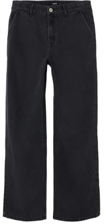 NAME IT Jungen Nlmtoizza DNM Loose Pant Noos Lockere Jeans, Black Denim/Detail Washed, 170 EU