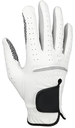 MiOYOOW Gant Golf, Gant Golf Homme en Cuir Respirant, Gant d'entraînement Antidérapant pour Hommes, Mains Gauches et Droites