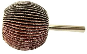 Yinxi Roue à lamelles sphérique en papier de verre, tige de 6mm(1/4 ), outil rotatif abrasif grain 60-120, 1 pièces (Color : D20x6mm, Size : 180 Grit)