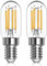 Lampadina LED E14 Frigorifero 2w 230V, T22 Lampadina Frigorifero 4000K Bianca Naturale, Sostituire Lampada alogena 25W-30W 230V, Non Dimmerabile,Per Lampadario di Cristallo Lampade di Sale,Set di 2