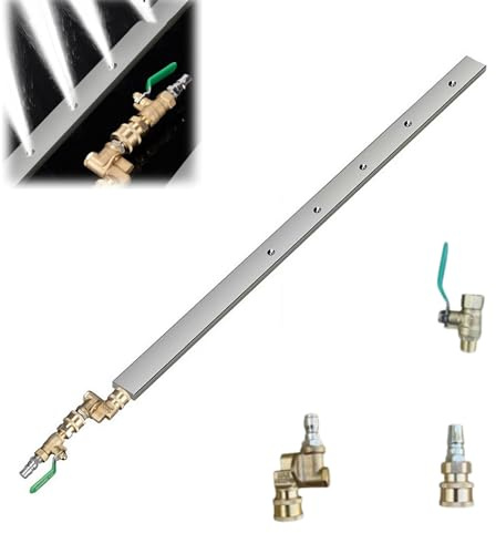 Lancia per Pulizia Radiatore Auto, Attrezzo per Lavaggio e Pulizia Radiatore con Asta da 60cm, Lancia per Idropulitrice adatta a Auto, Camion, Camper