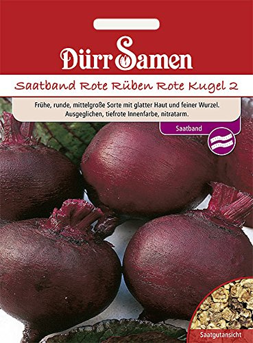 Dürr-Samen - Saatband Rote Rüben Rote Kugel 2 Saatgut