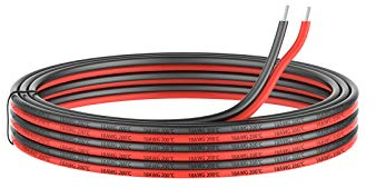 18awg 2x0.82 mm² Cable Alambres eléctrico de silicona de 5 Metros