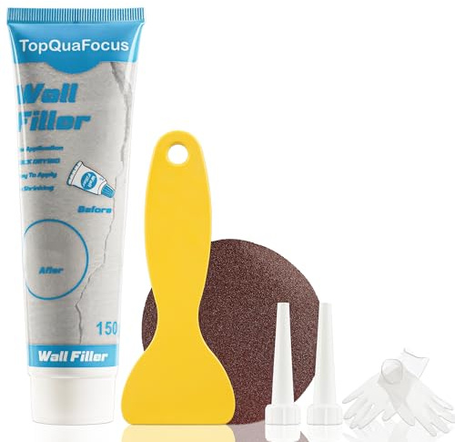 TopQuaFocus Wall Repair Kit - Premium Plaster Filler for Holes | Stick Repair Filler
