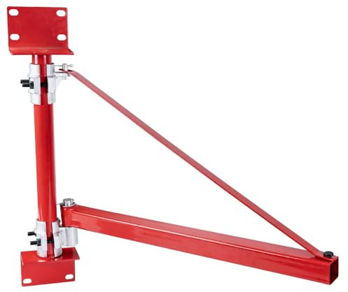 TEENO Brazo de Soporte de Polipasto Eléctrico,Marco De Polipasto De Acero Ajuste De ángulo De 180 °,Capacidad de Carga 200-800 kg,Brazo Elevador para Talleres, Centros Comerciales, Garajes