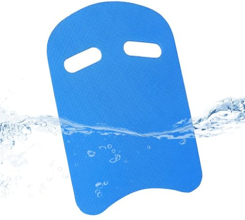 Swimming Board, Foam Swimming Board, Unisex Swimming Board Kickboards With Handles, Foam Swimming Kickboard with Handles, For Swimming Exercises And Training (Blue)