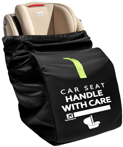 Guiseapue Car Seat Covers: Premium Car Seat Bag for Air Travel Fits All Baby Infant Carriers/Booster/Convertible, Portable Car Seat Travel Bag for Airplane, Baby Essentials for Flying, Christmas Gifts
