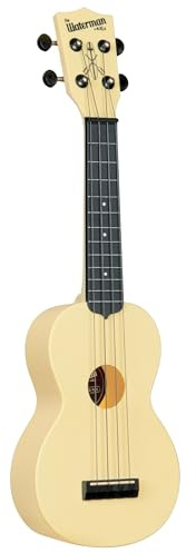 Kala Recycled Soprano Waterman Ukulele Durable, Travel-Ready Instrument - Glow-in-the-Dark Starlight Yellow