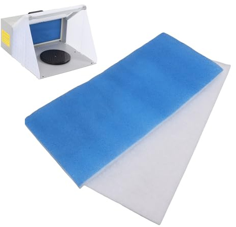 Asixxsix Paint Booth Filter, 15,7 X 7,3 Tum Dubbellager Airbrush Spray Booth Filter, Spong Fiberglas Paint Booth Avgasfilter för Painting Craft Tent System Project