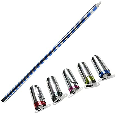 Magischer Zauberstab Kunststoff,90cm Professioneller Zauberstab Tragbare Magische Teleskopstange Magic Pocket Stick Taschenstab Pocket Staff Ausziehbarer Pocket Prop Requisiten Zaubertricks Zubehör