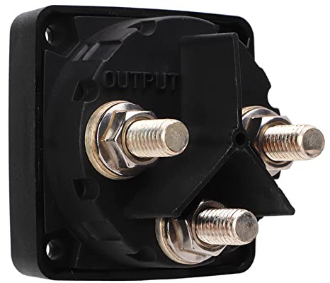 Interruptor Selector de Batería 300A Interruptor Selector de Batería Resistente 3 Posiciones Interruptor de Corte de Batería Marina para Barco RV