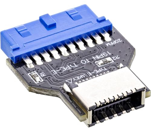 InLine® USB 3.0 Mainboard zu USB 3.2 Typ-E Key-A Adapter intern