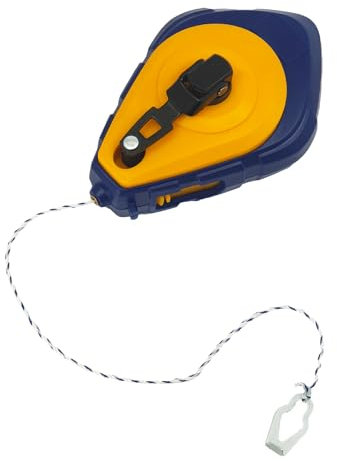 KELI - Cordeau Traceur Professionnel 30m - Traçage et Marquage Précis, Facile d'Utilisation pour Projets de Construction