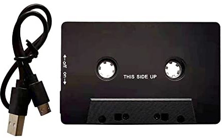 Adaptateur audio stéréo cassette audio 3,5 mm prise jack 5.0 avec microphone