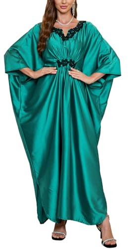 AiJump dam kimono knälängd strandklänning lång sommarklänning bikini cover up
